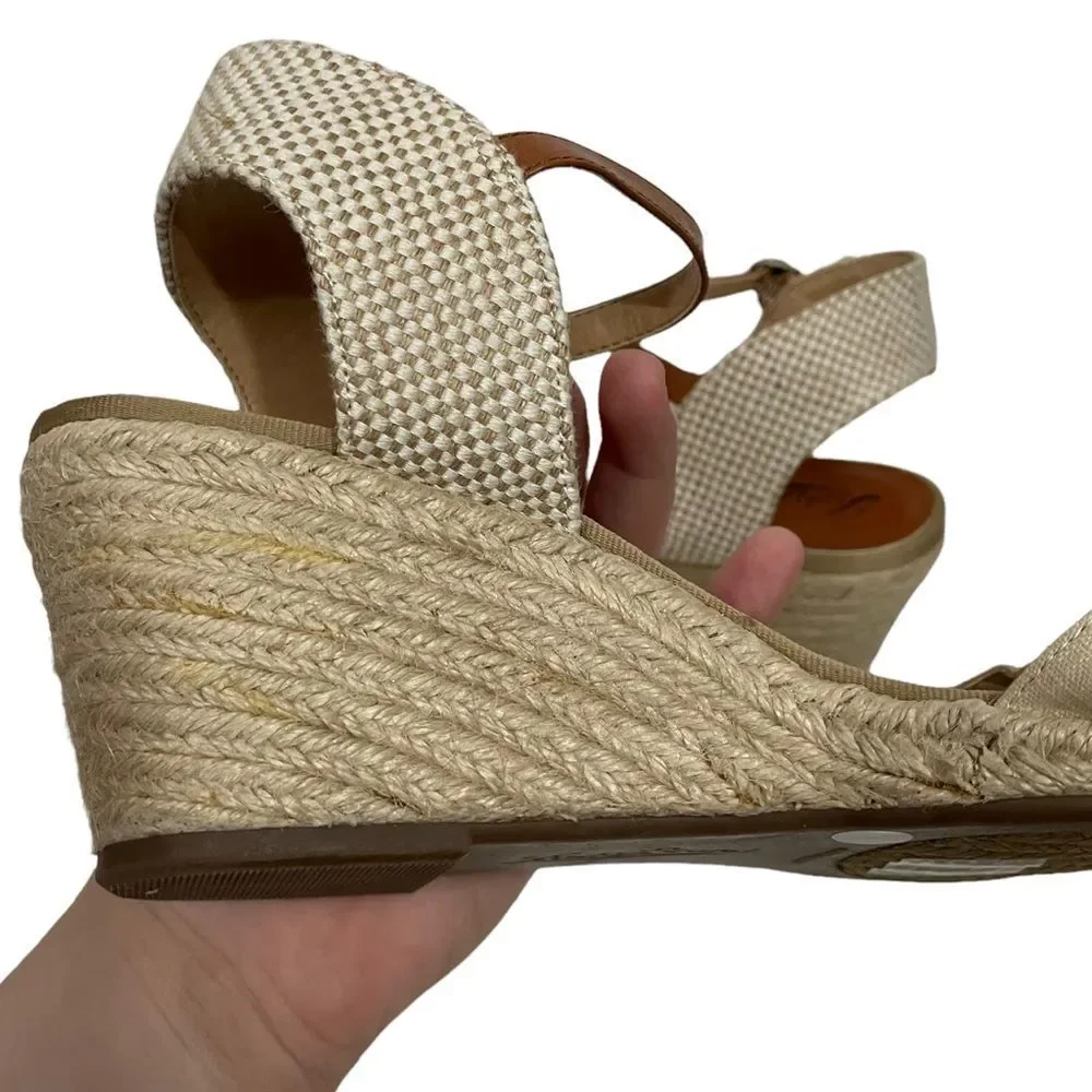 Lucky Brand Kylo Espadrille Strappy Wedge Sandals